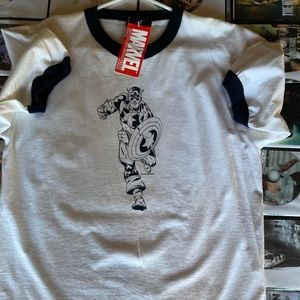 Marvel captain America tee